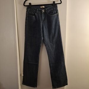 FYLO Dark Blue Straight Leg Women's Jeans